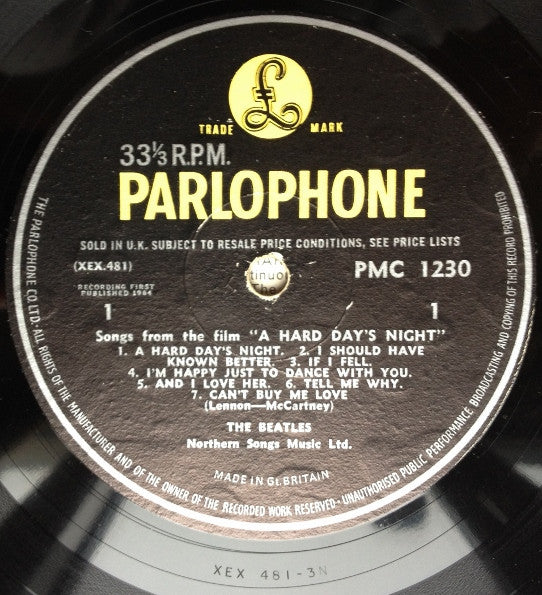 The Beatles - A Hard Day's Night - UK MONO Rare