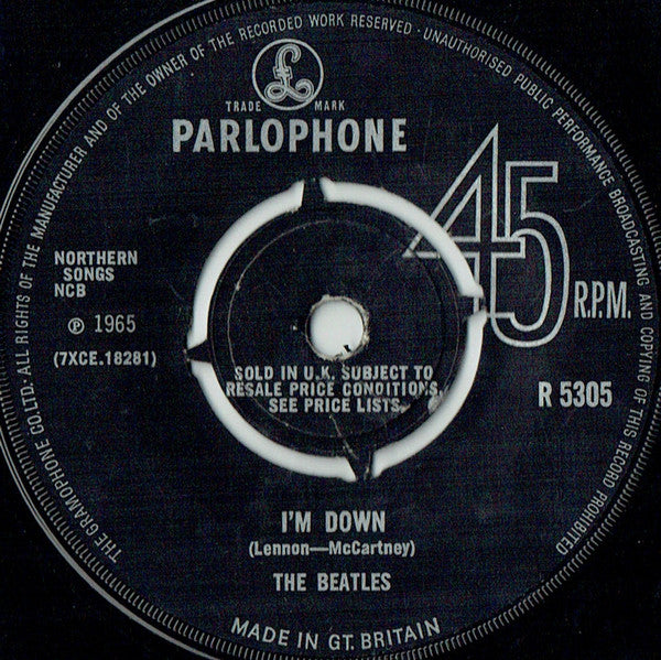 The Beatles – Help! - 7" Single, 1965 UK Pressing Vinyl Pursuit Inc