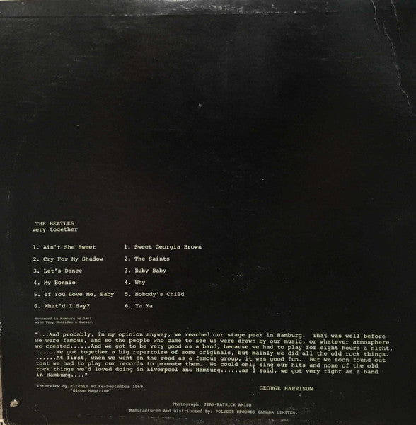 The Beatles – Very Together - 1969 Original Compilation Vinyl Pursuit Inc
