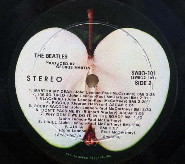 The Beatles ‎– The White Album - 1968 Original, Apple Labels, Complete