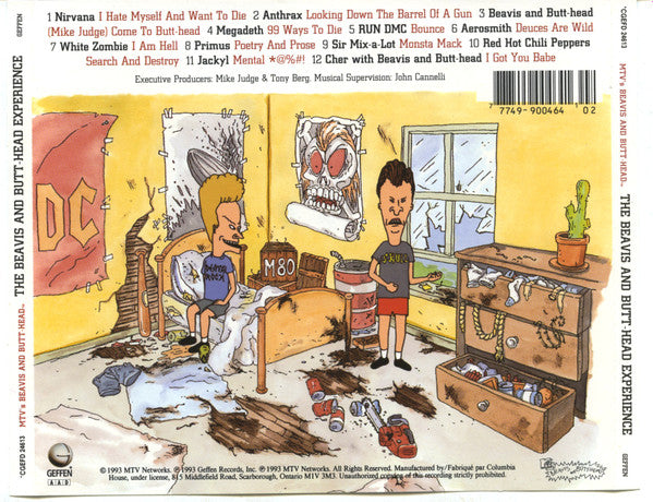 Various – The Beavis And Butt-Head Experience - CD Vinyl Pursuit Inc