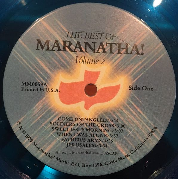 Various – The Best Of Maranatha! Volume 2 - 1979 US Blue Vinyl