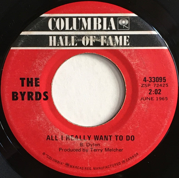 The Byrds – Mr. Tambourine Man -  7" Single