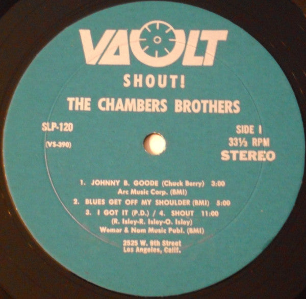 The Chambers Brothers – Shout! 1968 US Pressing