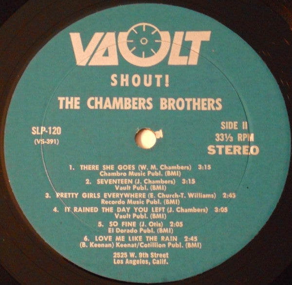 The Chambers Brothers – Shout! 1968 US Pressing