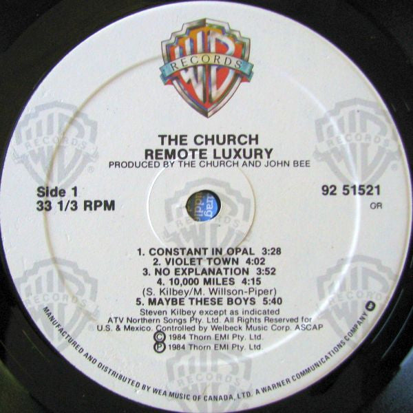 The Church – Remote Luxury - 1984 Original