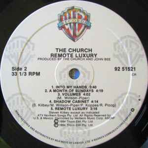 The Church – Remote Luxury - 1984 Original