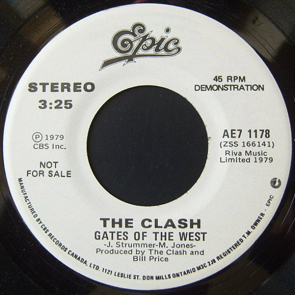 The Clash - The Clash - 7" Single, 1979 Promo
