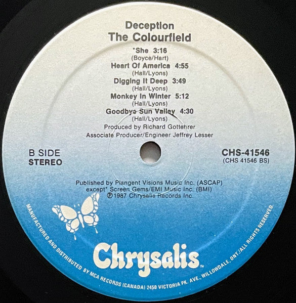 The Colourfield – Deception - 1987 Original, SEALED!