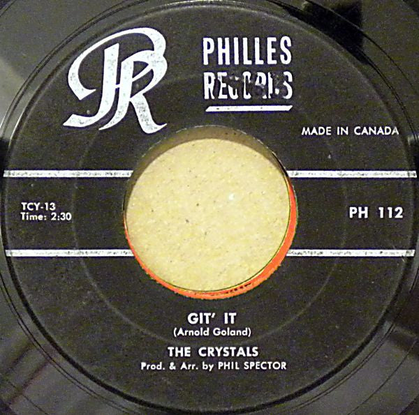 The Crystals – Da Doo Ron Ron (When He Walked Me Home) -  7" Single, 1963 Vinyl Pursuit Inc