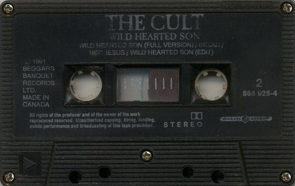 The Cult – Wild Hearted Son - 1991 Cassette VinylPursuit.com