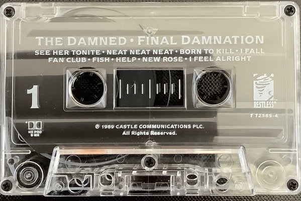 The Damned – Final Damnation - 1989 US Cassette