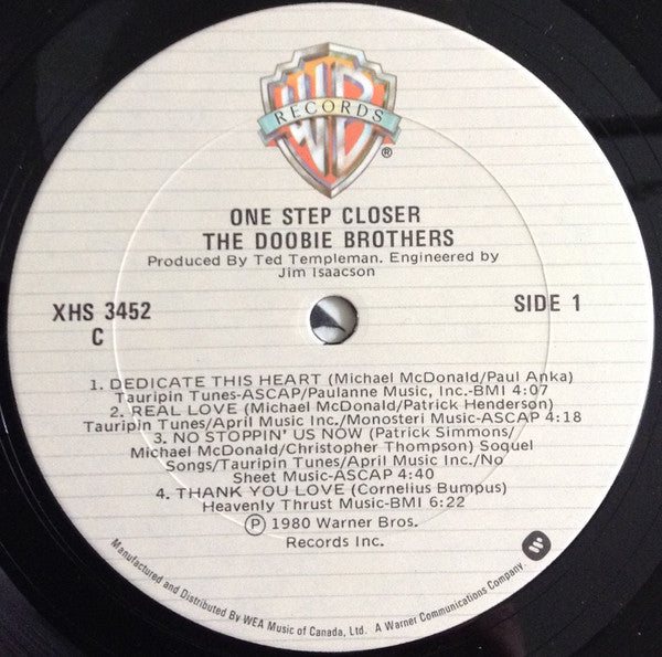 The Doobie Brothers – One Step Closer - 1980 Original!