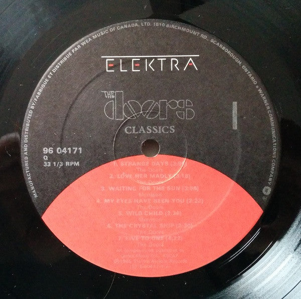 The Doors – Classics - 1985 Pressing