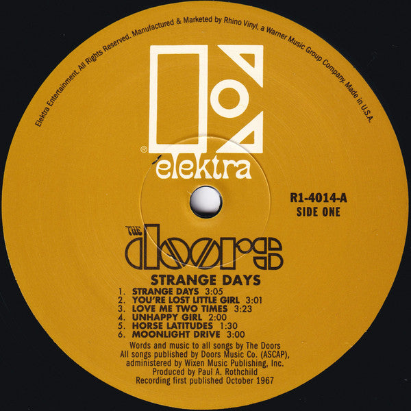 The Doors – Strange Days - Limited Edition Numbered Mono RDS Exclusive, in Shrinkwrap!