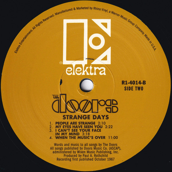 The Doors – Strange Days - Limited Edition Numbered Mono RDS Exclusive, in Shrinkwrap!