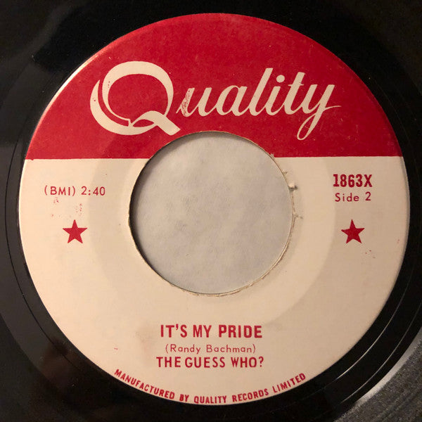 The Guess Who? – His Girl -  7" Single, 1966 Original!