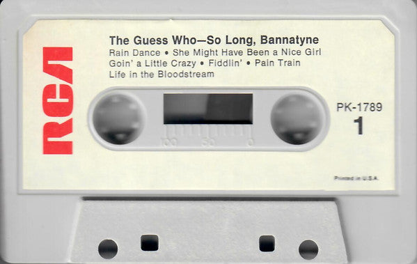 The Guess Who – So Long, Bannatyne –  1971 Cassette VinylPursuit.com