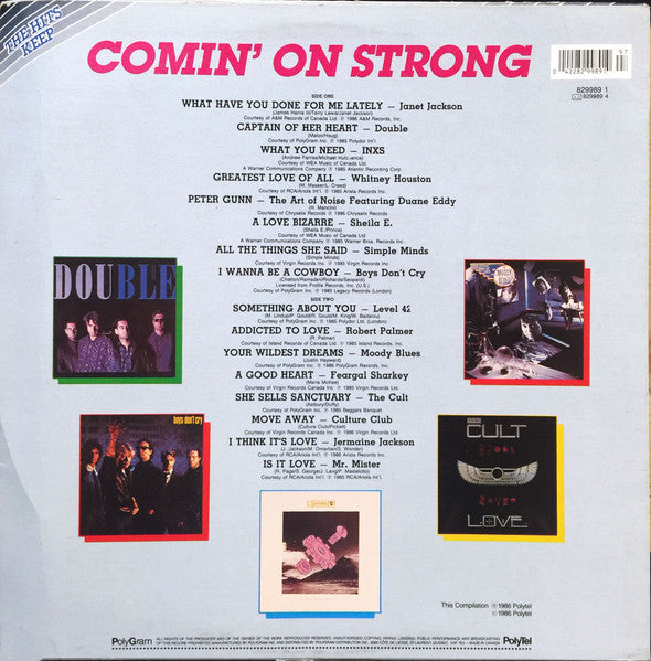 The Hits Keep Comin' On Strong - 1986 Compiilation! VinylPursuit.com
