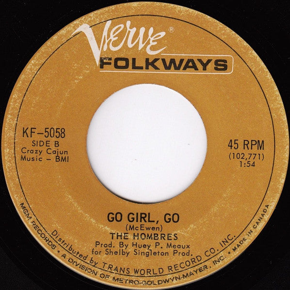 The Hombres – Let It All Hang Out‎-  7" Single, 1967 Vinyl Pursuit Inc