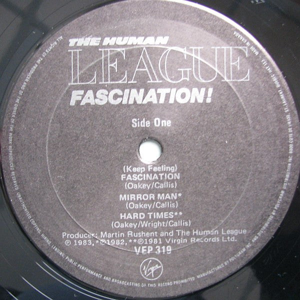The Human League – Fascination! - 1983! VinylPursuit.com