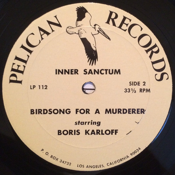 The Inner Sanctum - Richard Widmark, Boris Karloff - 1973 US Original Mono Pressing VinylPursuit.com