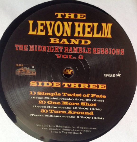 The Levon Helm Band – It's Showtime: The Midnight Ramble Sessions Vol. 3 - US Pressing