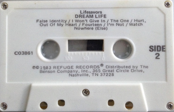 The Lifesavors – Dream Life - 1983 US Cassette VinylPursuit.com