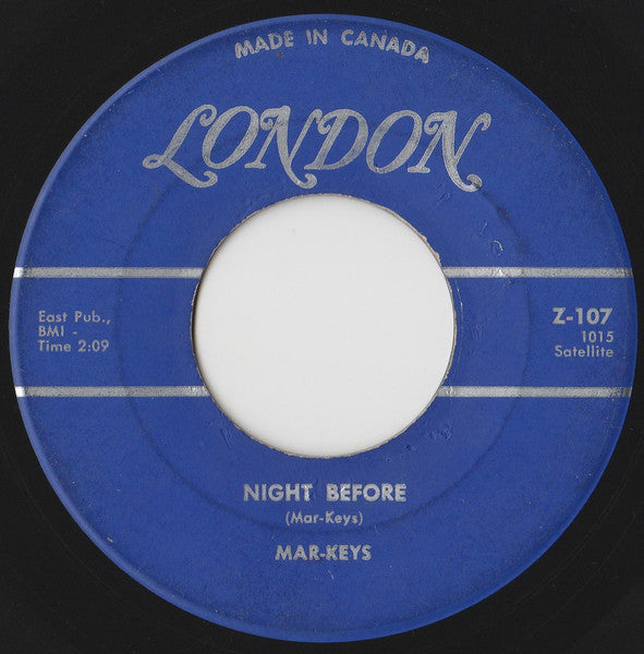 Mar-Keys – Last Night / Night Before -  7" Single, 1961 Original