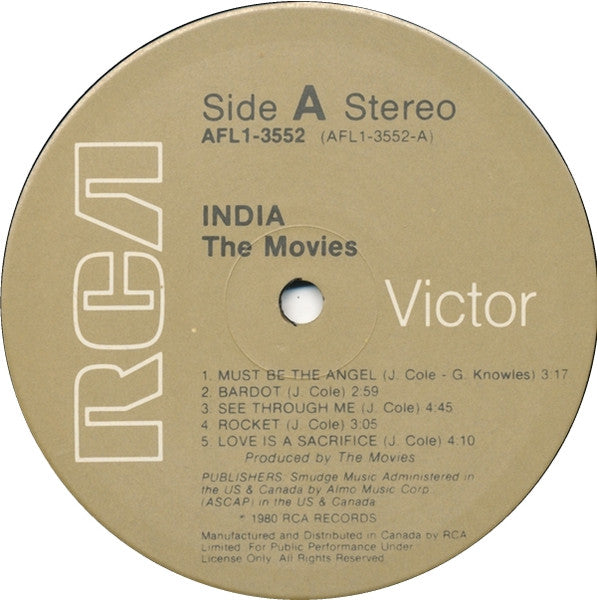 The Movies – India - 1980 Original, SEALED