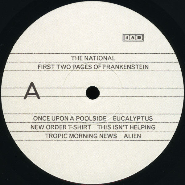 The National – First Two Pages Of Frankenstein