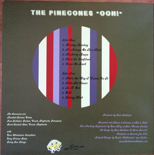 The Pinecones – Ooh! -  Numbered, Yellow Vinyl!