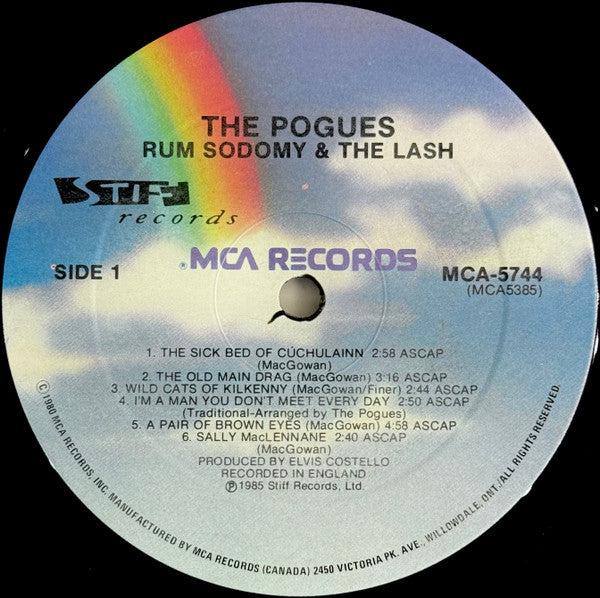 The Pogues – Rum Sodomy and The Lash - 1986 Original!