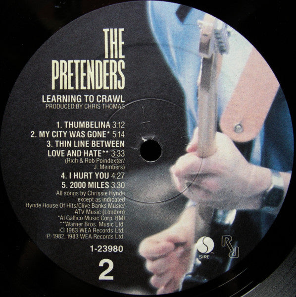 The Pretenders – Learning To Crawl - 1984 US Pressing