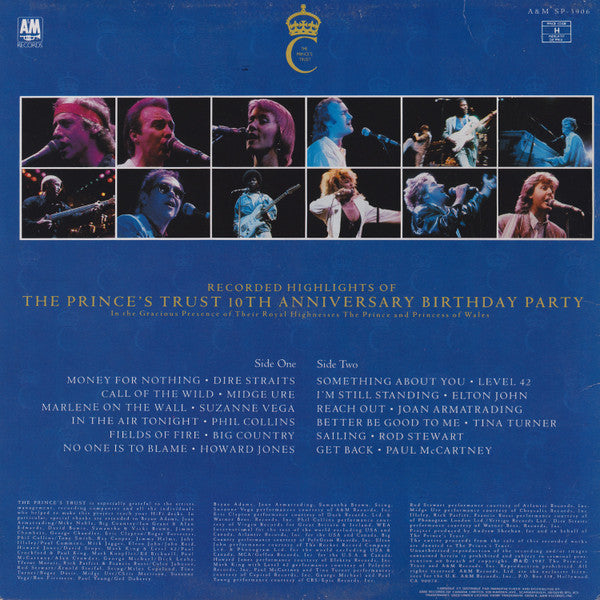 The Prince's Trust 10th Anniversary Birthday Party - 1987 Compilation VinylPursuit.com