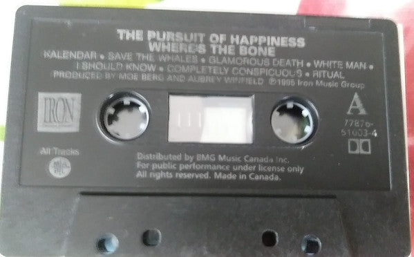 The Pursuit Of Happiness – Where's The Bone - 1995 Cassette VinylPursuit.com