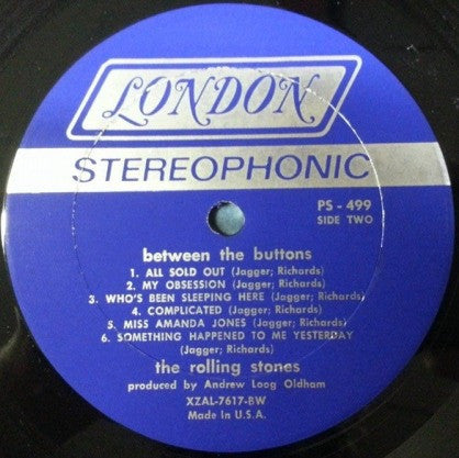 The Rolling Stones – Between The Buttons - 1967 US Original