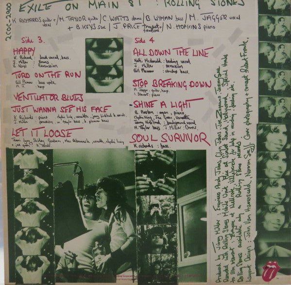 The Rolling Stones ‎– Exile On Main Street - 1972 Original, Rare!