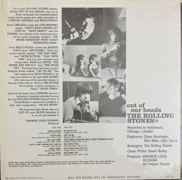The Rolling Stones – Out Of Our Heads VinylPursuit.com