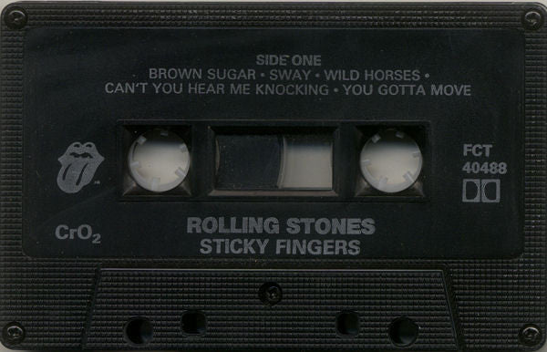 The Rolling Stones – Sticky Fingers - Cassette, 1990, Rare