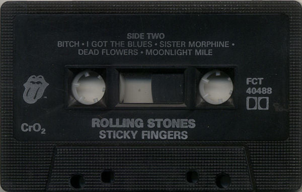 The Rolling Stones – Sticky Fingers - Cassette, 1990, Rare