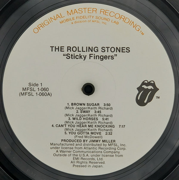 The Rolling Stones ‎– Sticky Fingers - MOFI Audiophile Pressing! VinylPursuit.com