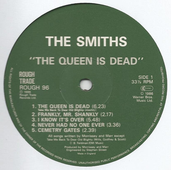 The Smiths – The Queen Is Dead - 1986 UK Pressing!