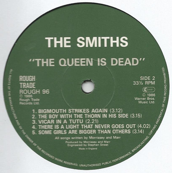 The Smiths – The Queen Is Dead - 1986 UK Pressing!