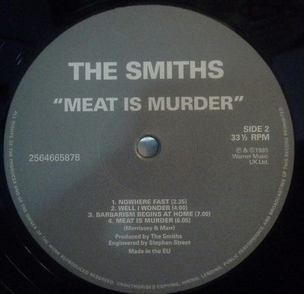 The Smiths – Meat Is Murder - Remastered, Sealed!