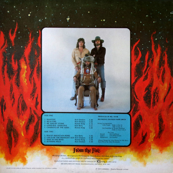 The Stampeders – From The Fire - 1973 Original, Bargain! VinylPursuit.com