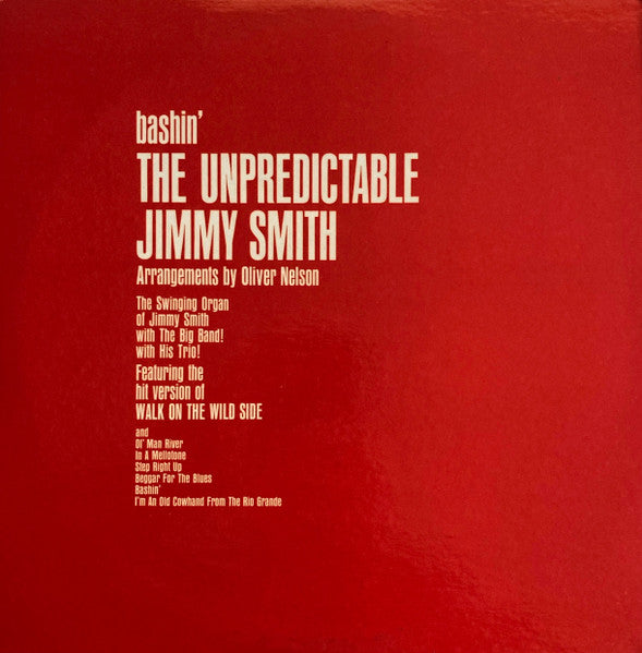 The Unpredictable Jimmy Smith – Bashin' - 1962 Mono, Deep Groove VinylPursuit.com