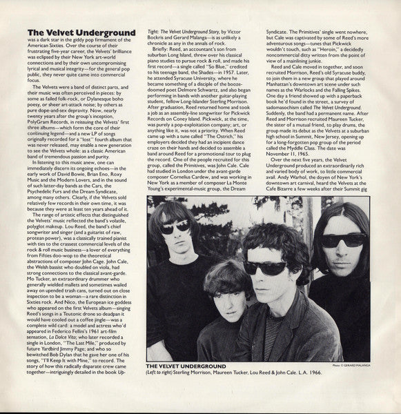 The Velvet Underground – VU - 1984 Original, SEALED!