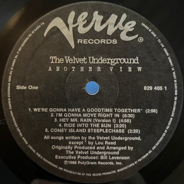 The Velvet Underground – Another View - 1986 Original VinylPursuit.com