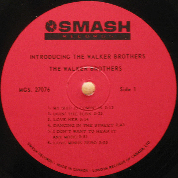 The Walker Brothers – Introducing The Walker Brothers - 1965 Mono Pressing!